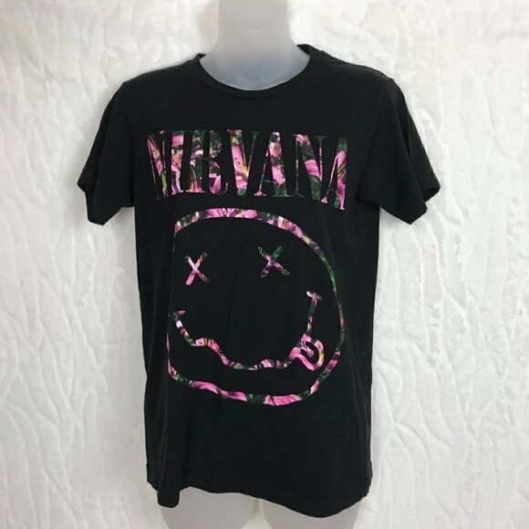 Nirvana Black T-shirt Size S - Picture 2 of 5